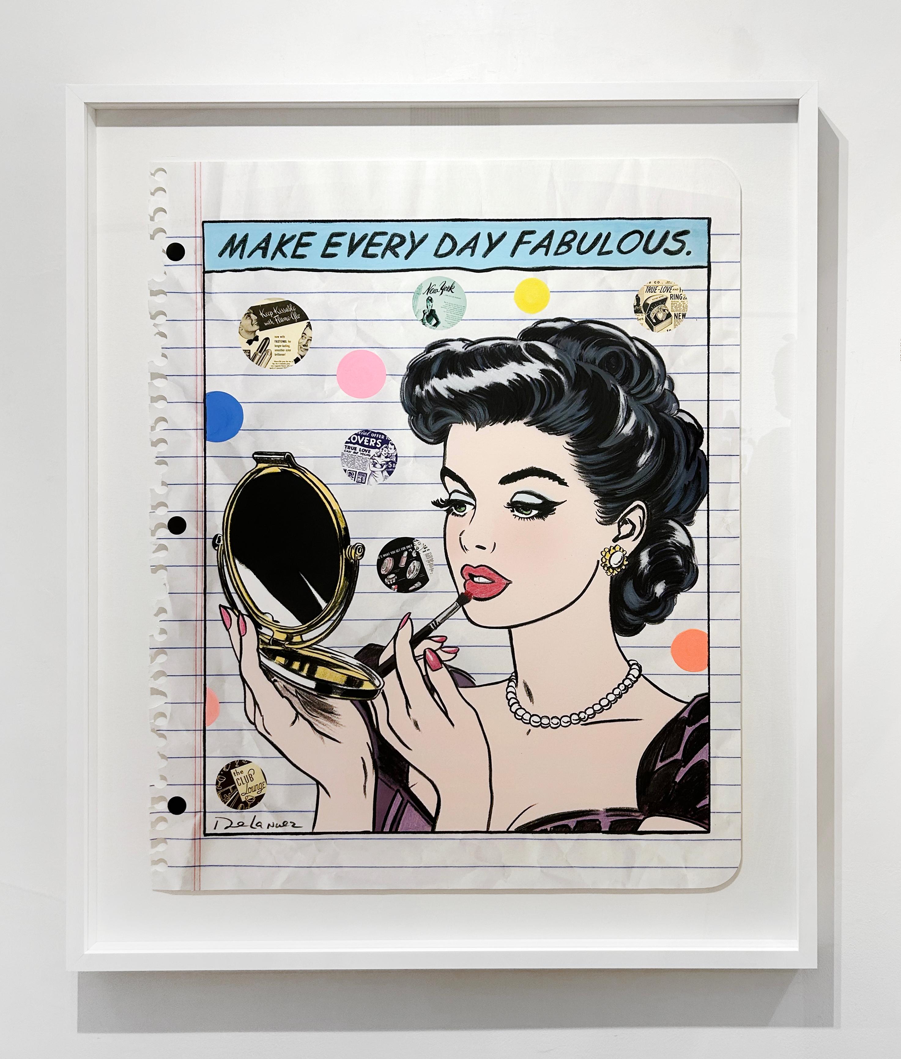Live Fabulous - Contemporary Print by Nelson De La Nuez