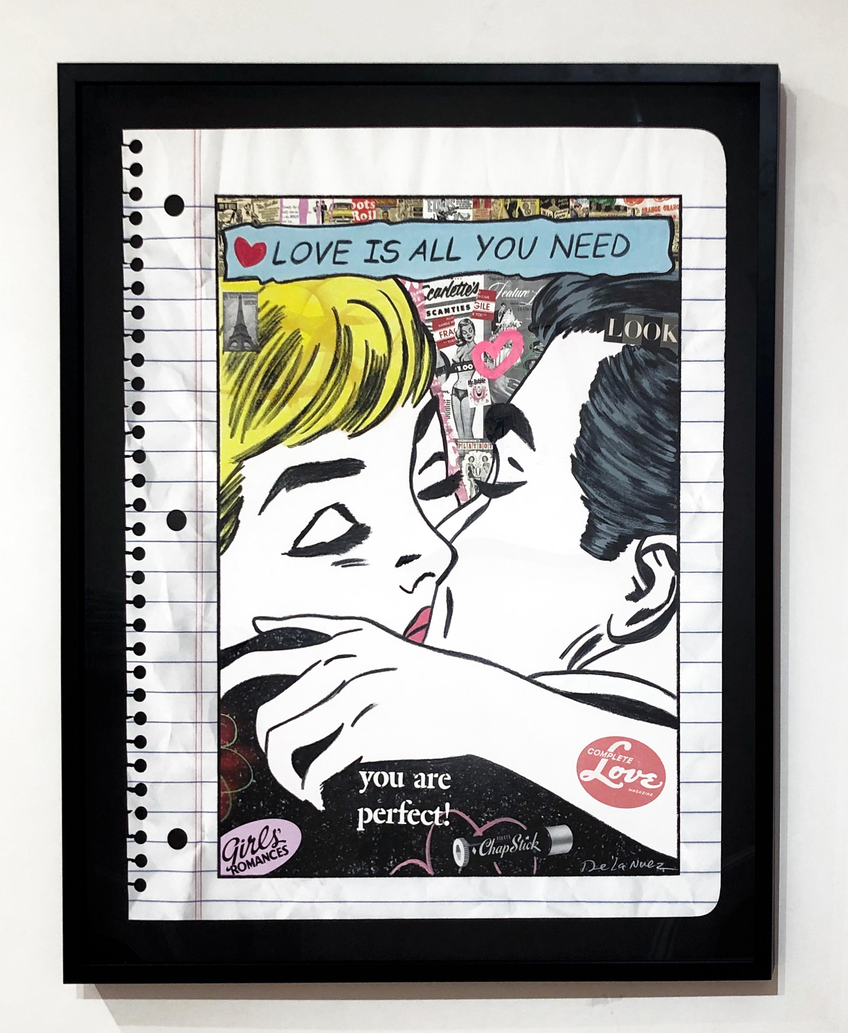 Love Is All You Need - Contemporary Mixed Media Art by Nelson De La Nuez