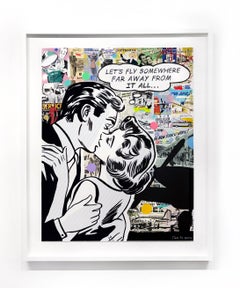 Nelson De La Nuez "Let’s Fly Away" Mixed Media