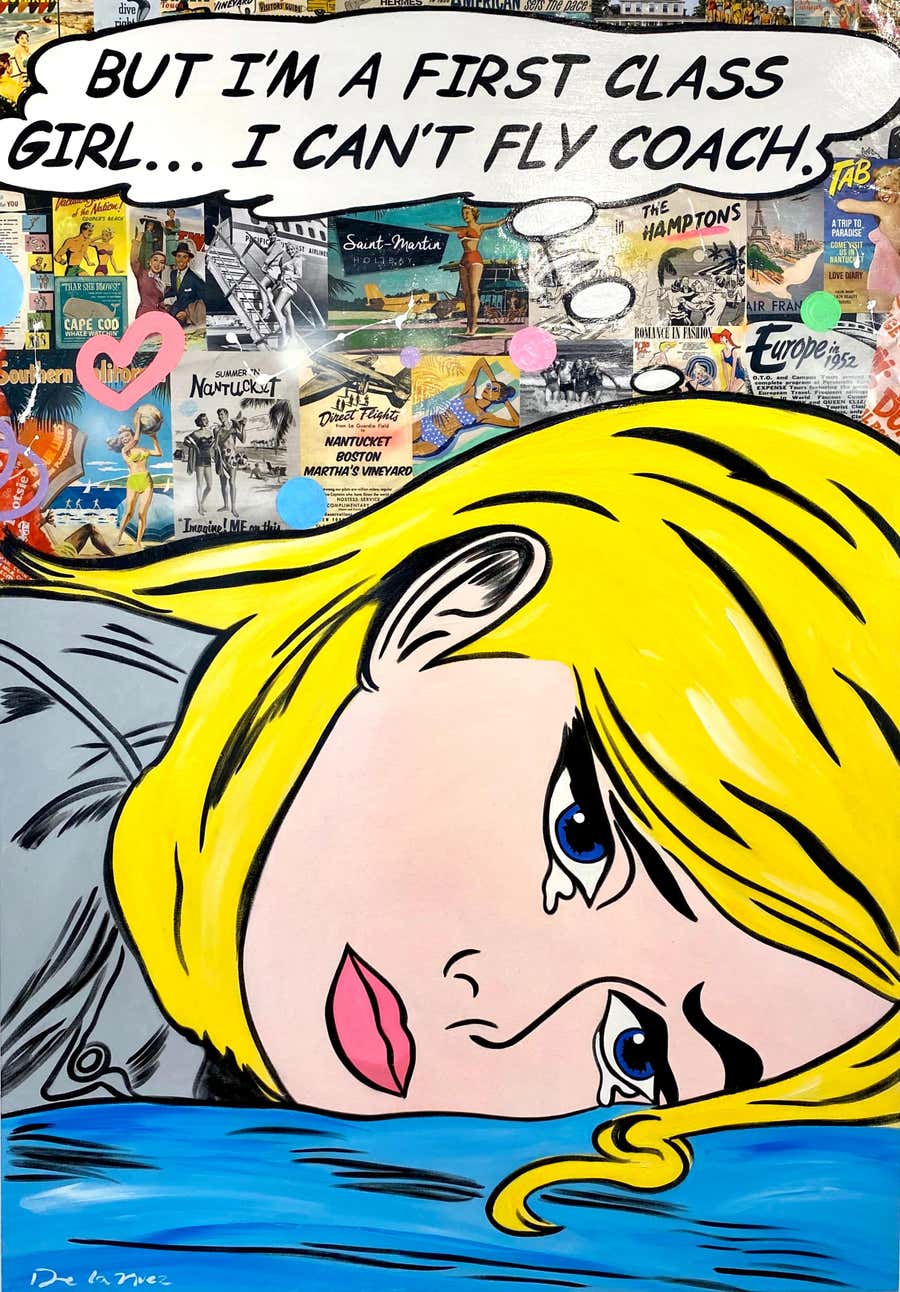 First Class Girl - Original on canvas - Signed