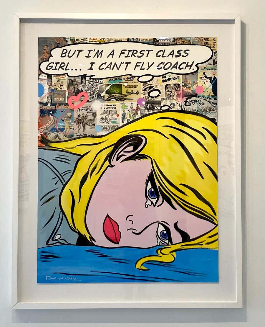 First Class Girl - Framed - SOLD - Commission Available
