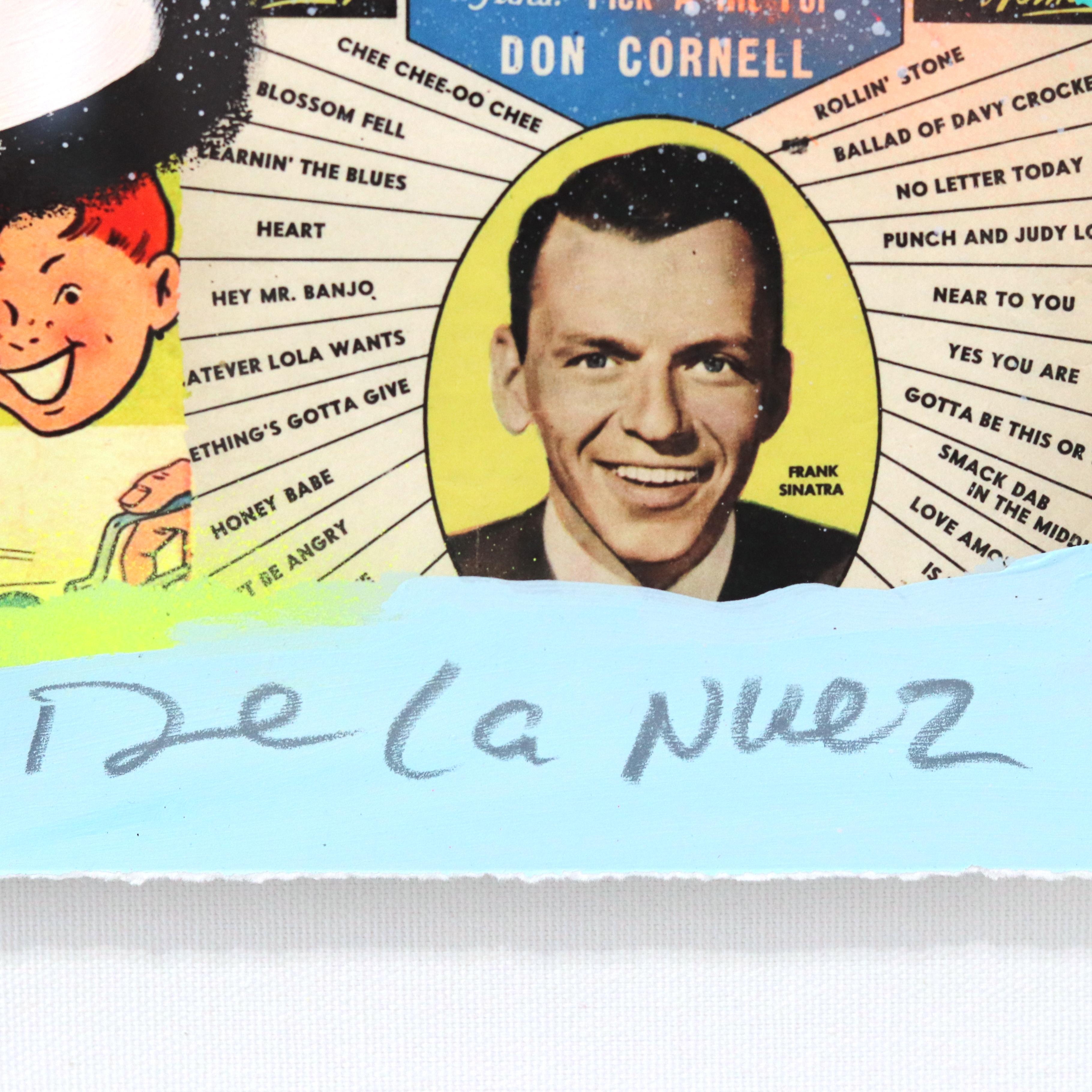 Joe Cool Stance - Peinture originale encadrée Figurative Snoopy Cartoon Pop Art en vente 7