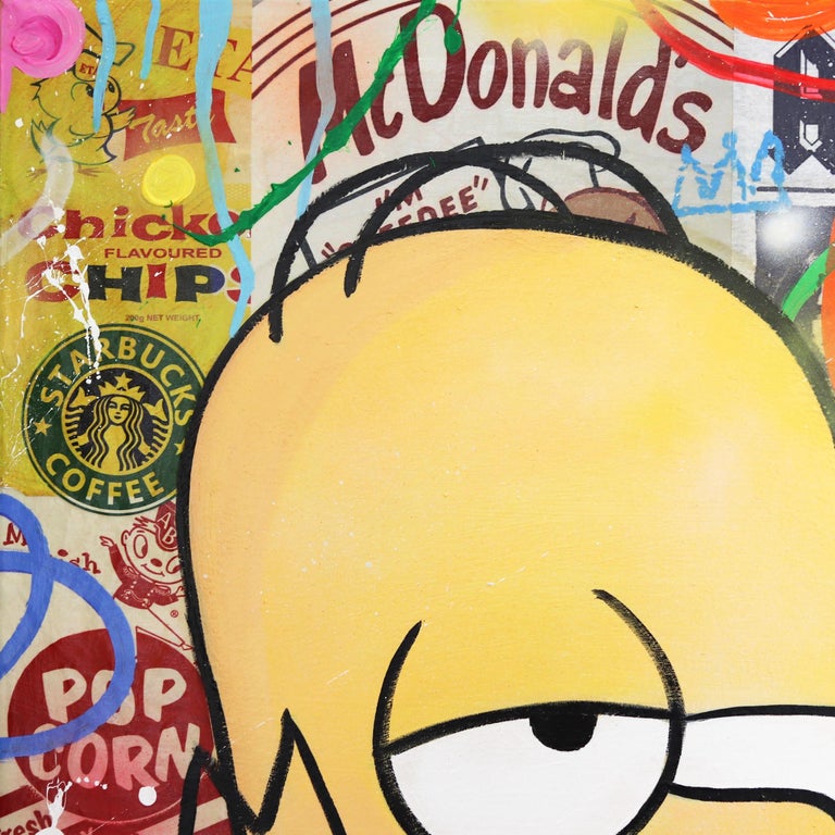 Junk Food Junkie - Pop Art Painting by Nelson De La Nuez
