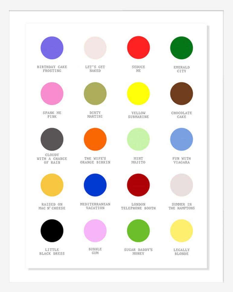 Life's Little Palette: Serving Pop, Wit, and a Splash of Attitude, Framed