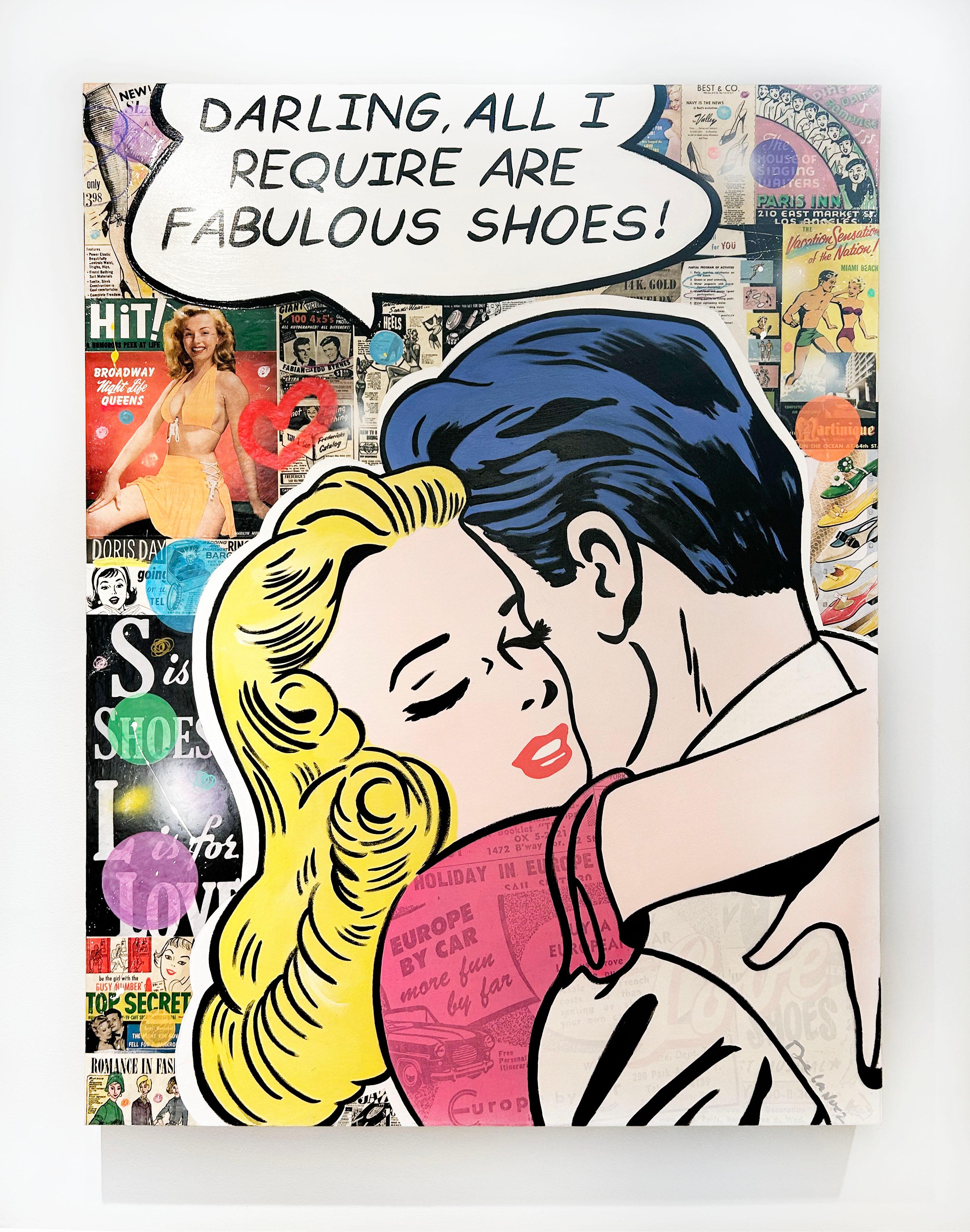 Material Girl - Painting di Nelson De La Nuez