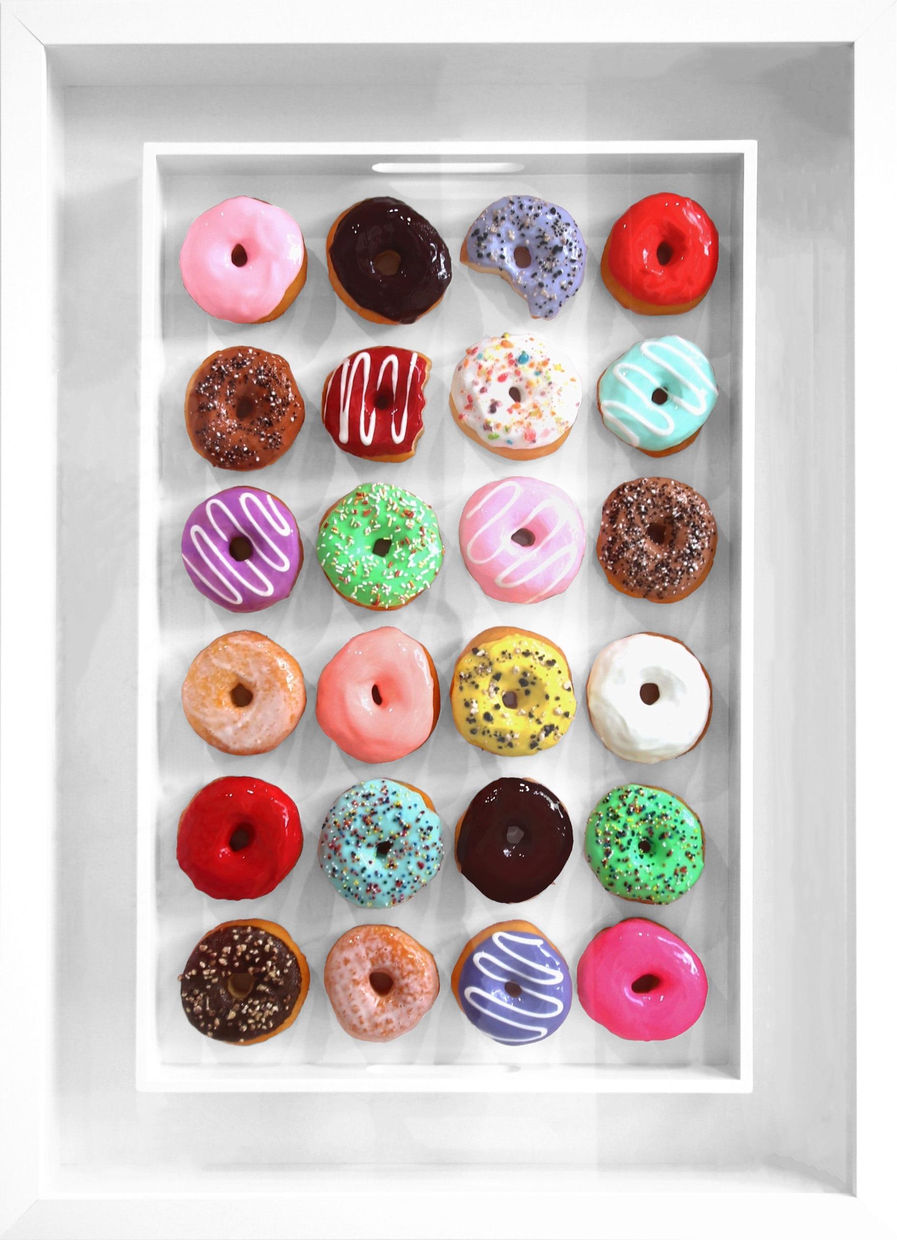 Pop Donuts - Mixed Media Art by Nelson De La Nuez