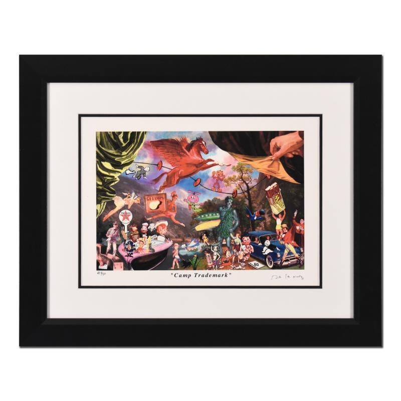Nelson De La Nuez Print - "Camp Trademark" Framed Limited Edition Artist Proof