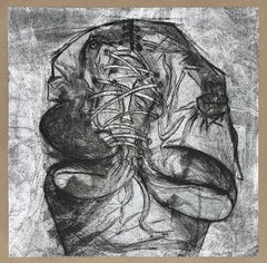 Nelson Dominguez, ¨Máscara¨, 2005, Engraving, 19.7x19.7 in