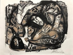 Nelson Dominguez, ¨Untitled¨, 2003, Lithograph, 14.6x15.8 in