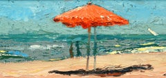 Bagno Martinelli  Italian Beaches 4" x 11" $2500 Palette Knife