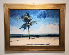 Kabelstrand Nassau Impressionismus Realismus  26" x 35"  Florenzer Akademie $22000