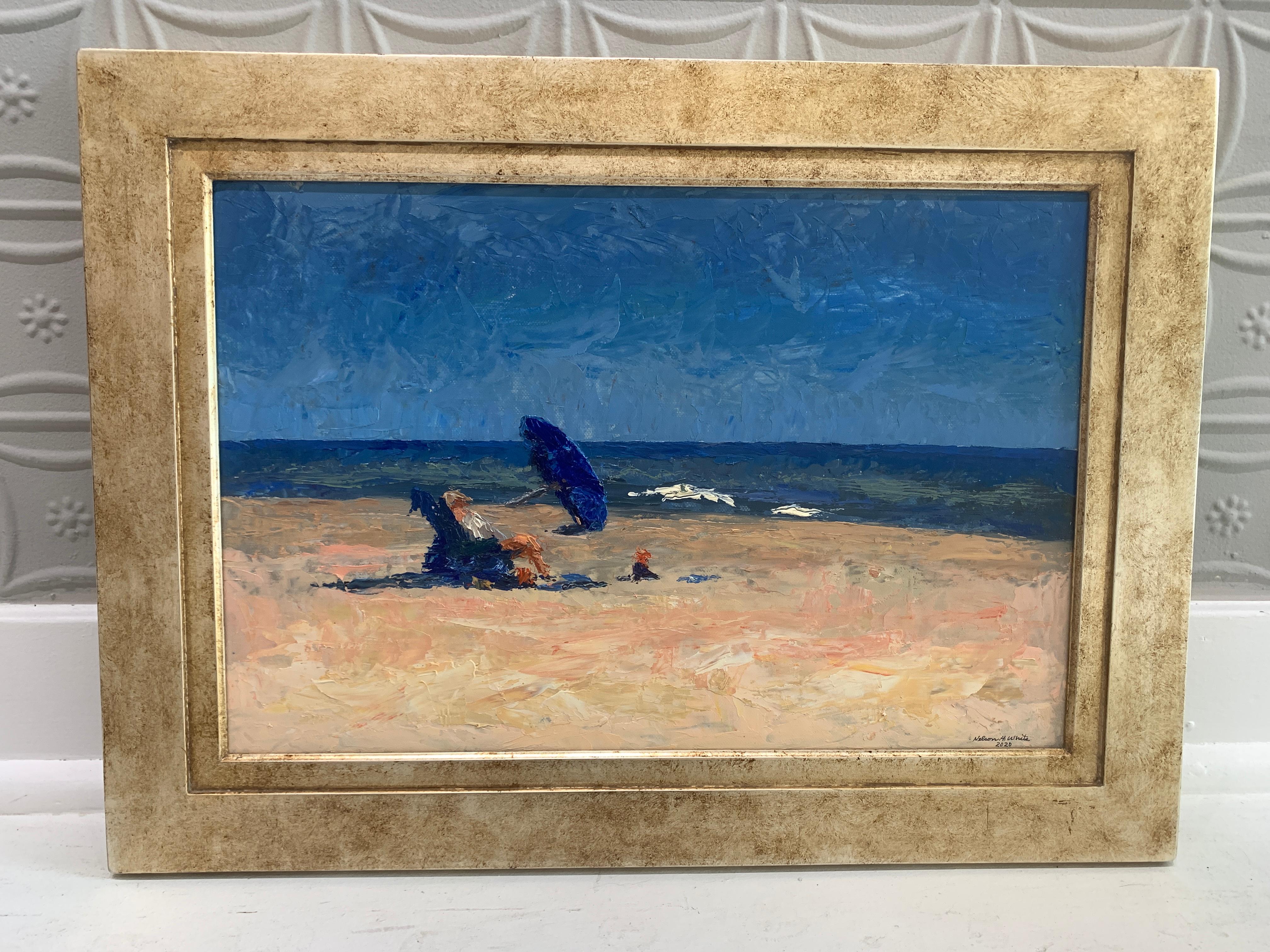 Coopers Beach I, 08.01.2020 - Painting di Nelson H. White