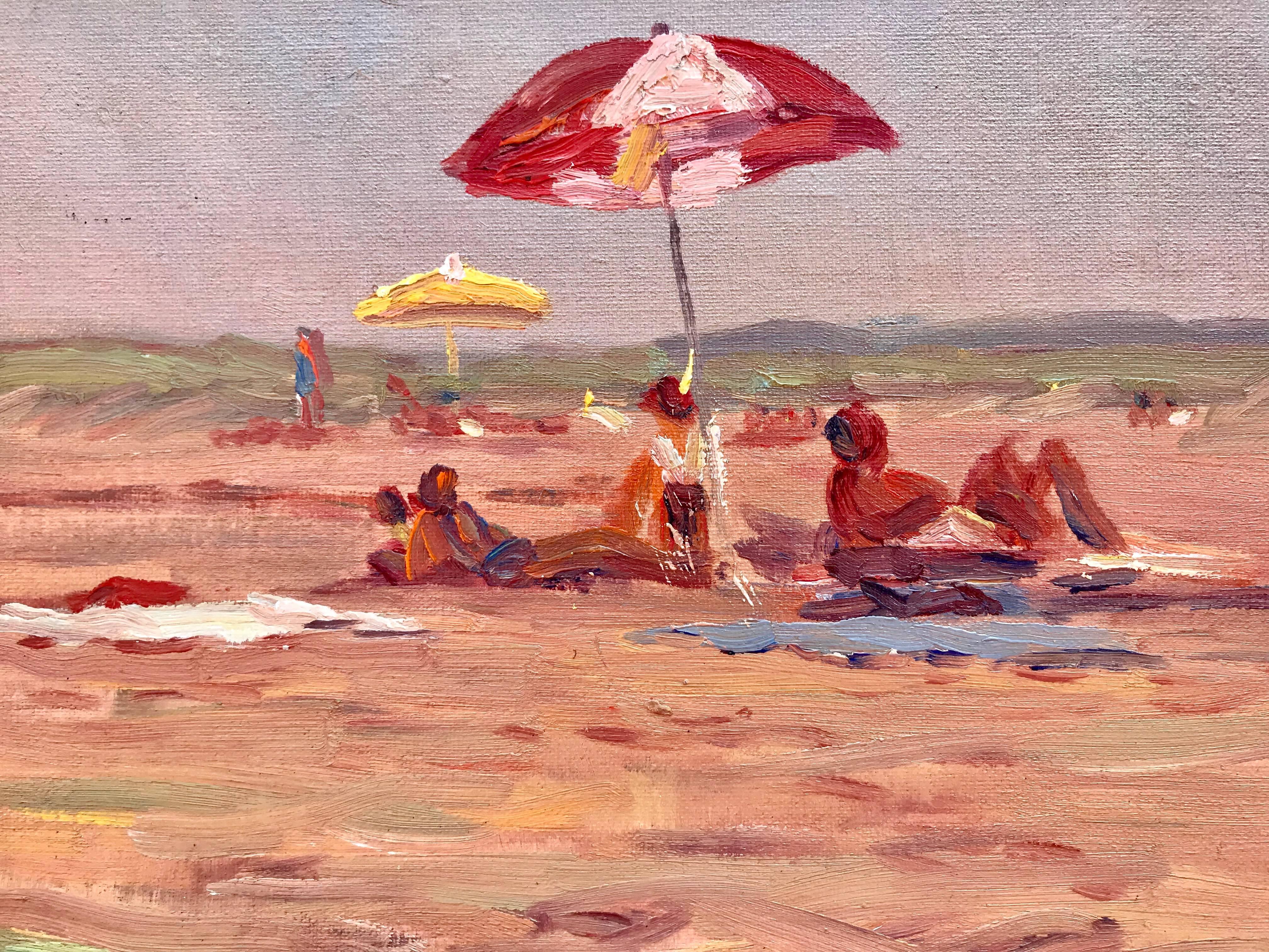 “Jones Beach, Long Island” - Painting by Nelson H. White