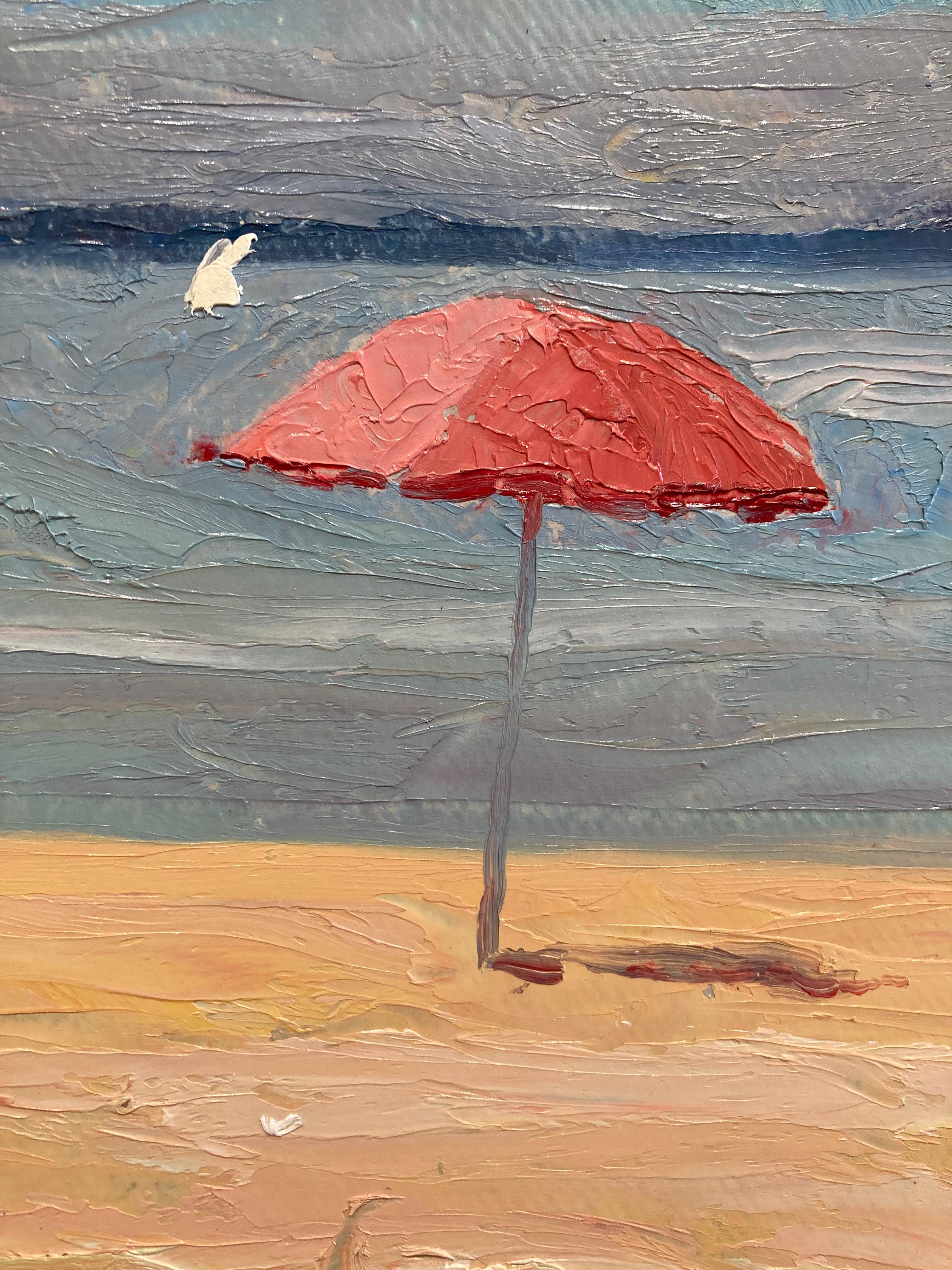 Long Beach, Sag Harbor 08.05.2023 - American Impressionist Plein Air Painting For Sale 2