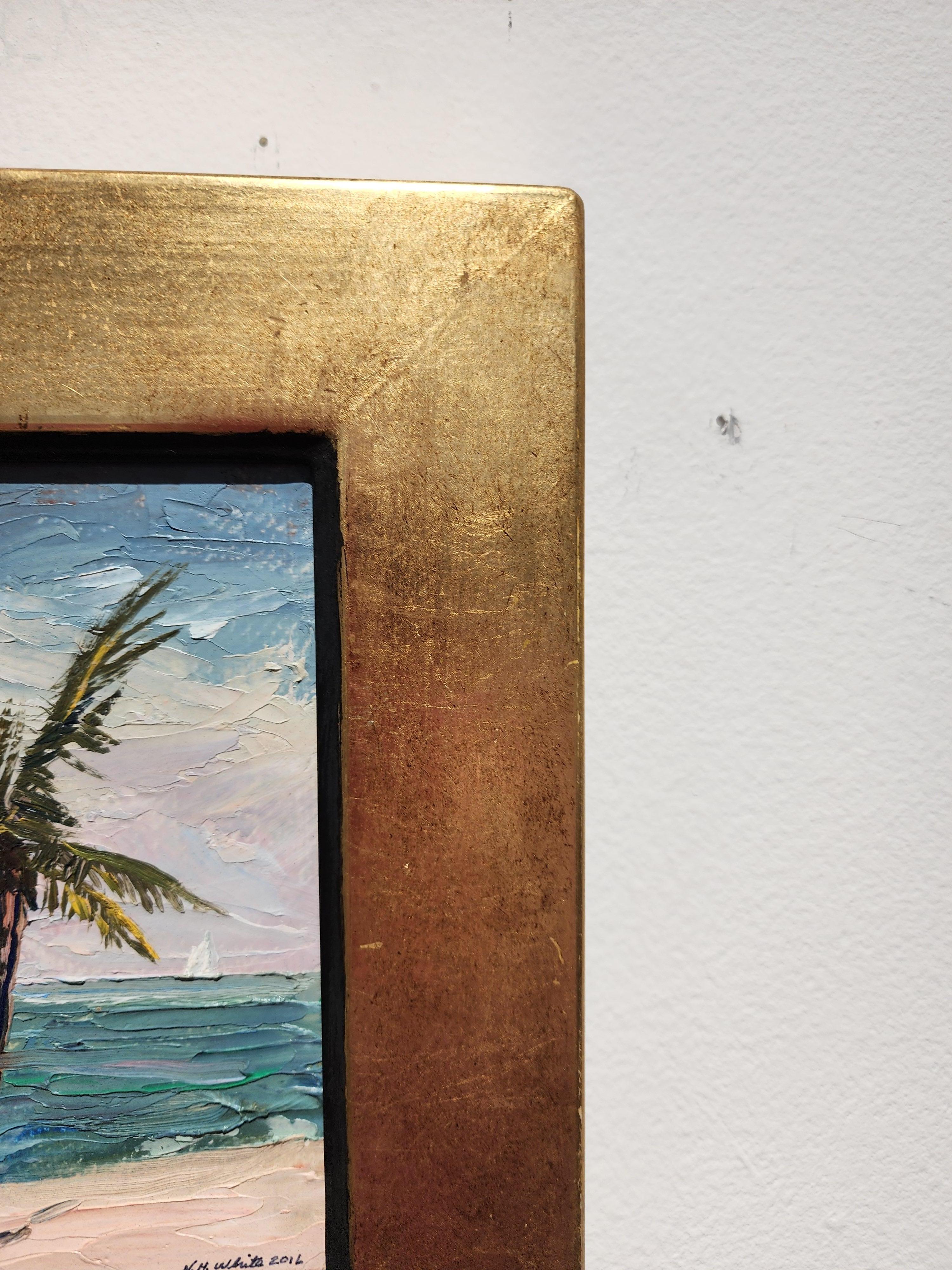 Palm Tree Cable Beach Nassau  Impressionismus 6 
