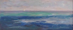 "Sea and Sky, Bahamas" Seascape, Impressionist, Plein Air
