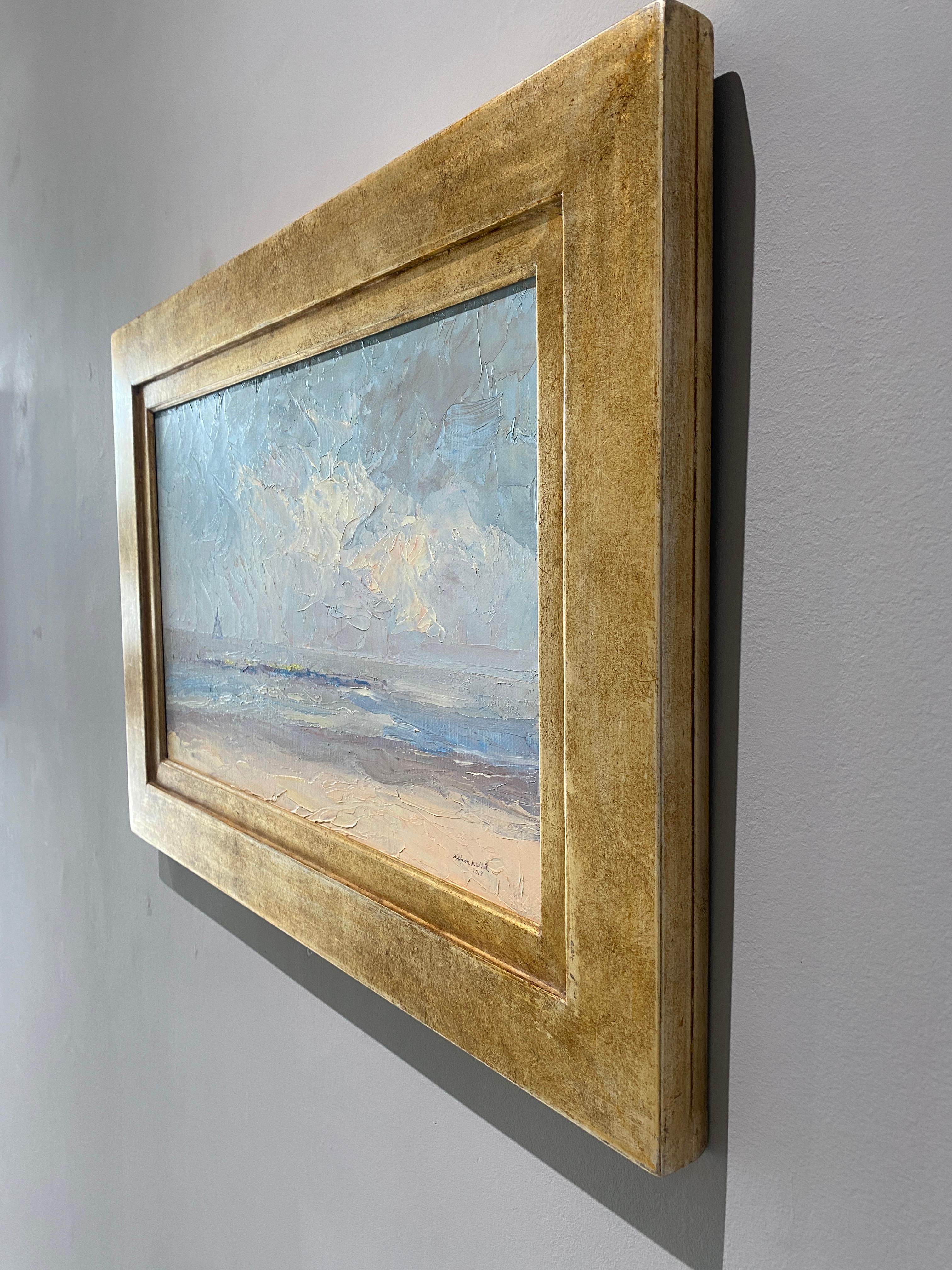 « Sea and Sky » - Impressionnisme Painting par Nelson H. White