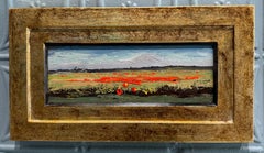 "The Poppy Field 05.22.2024" bright impressionist oil painting en plein air