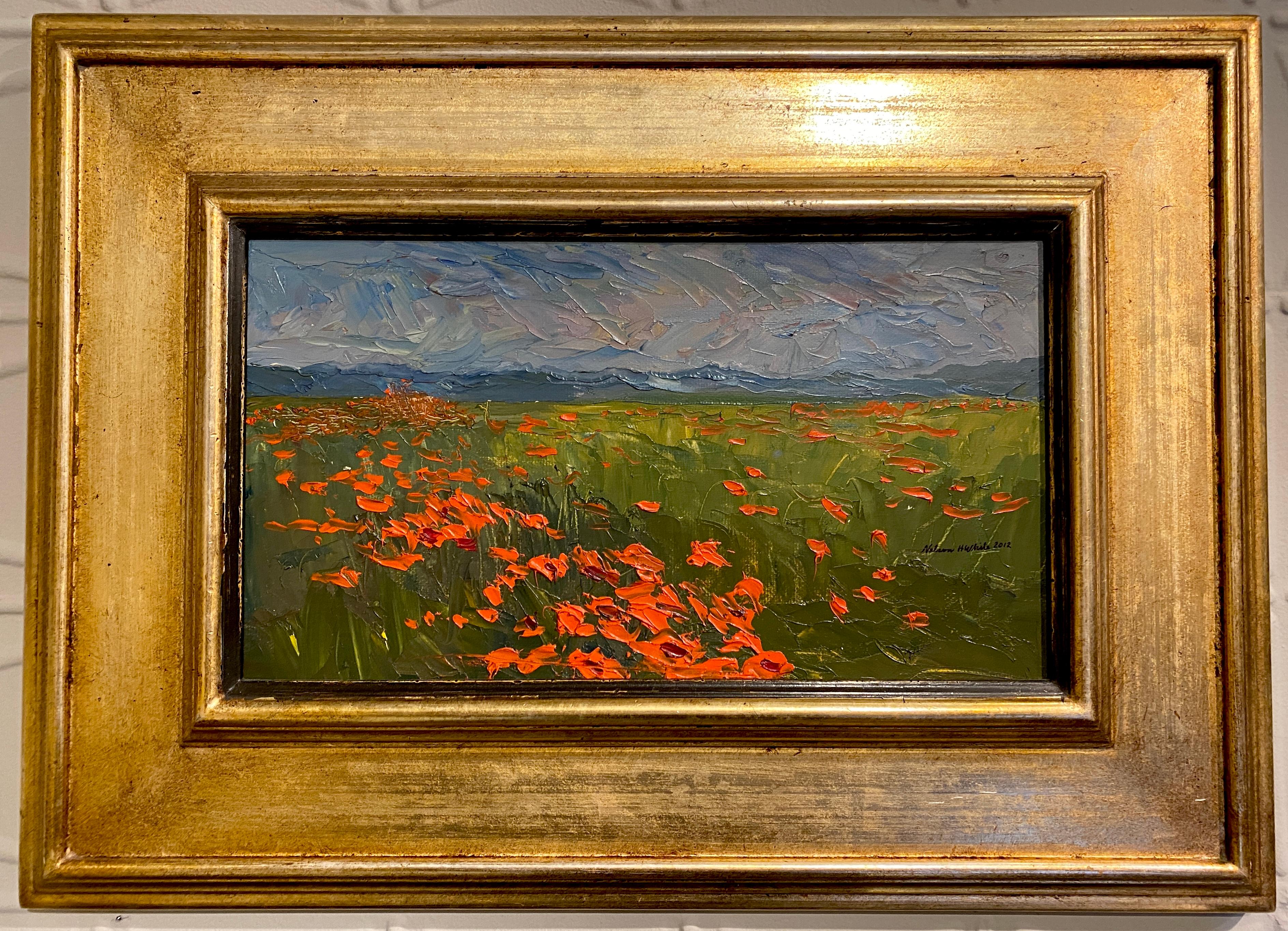The Poppy Field at Torre del Lago - 05.26.2012 - Painting by Nelson H. White