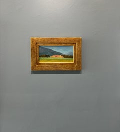 „The Tuscan Farm House No. 4 04..02.2024“ Impressionistische Landschaft en plein air