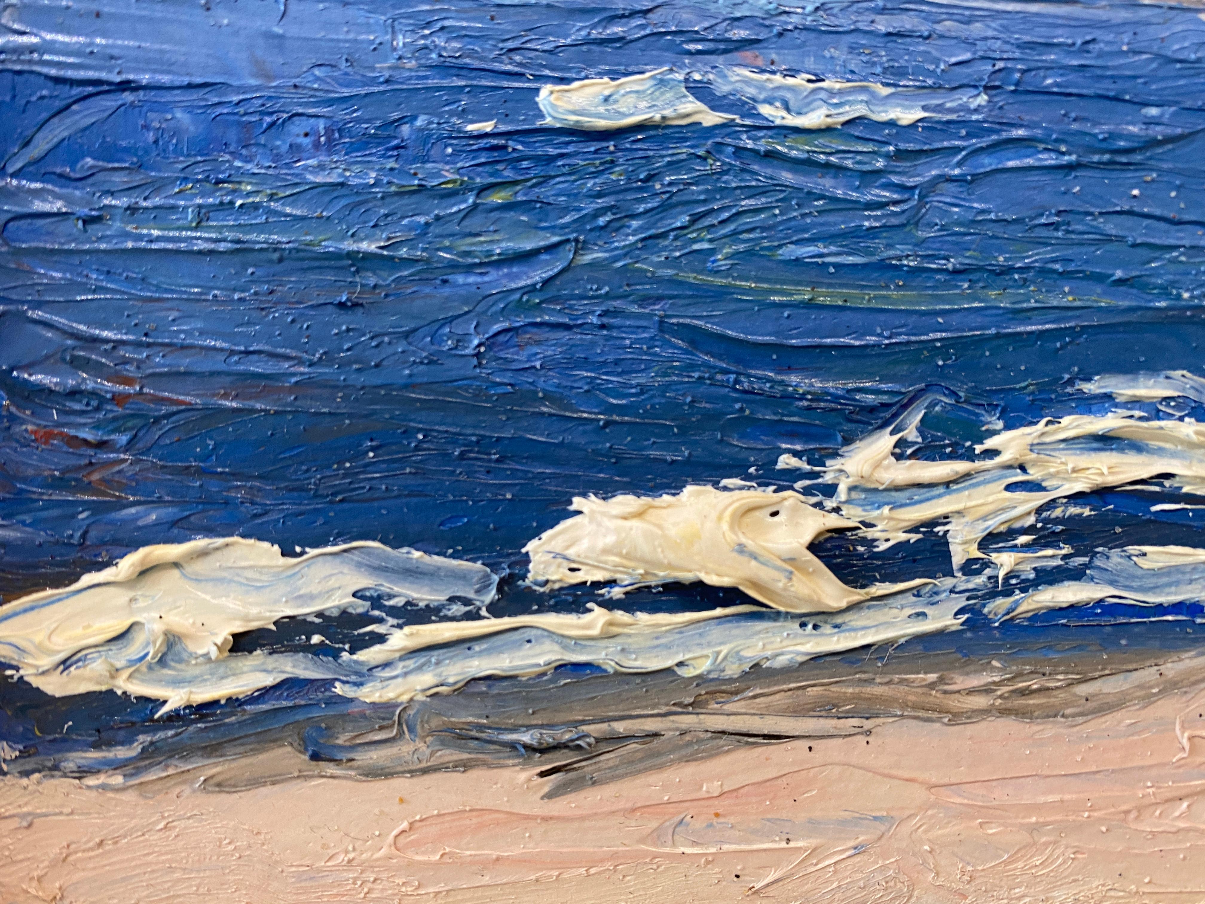 The Waves (Coopers Beach) 09.12.2020 - American Impressionist Painting by Nelson H. White