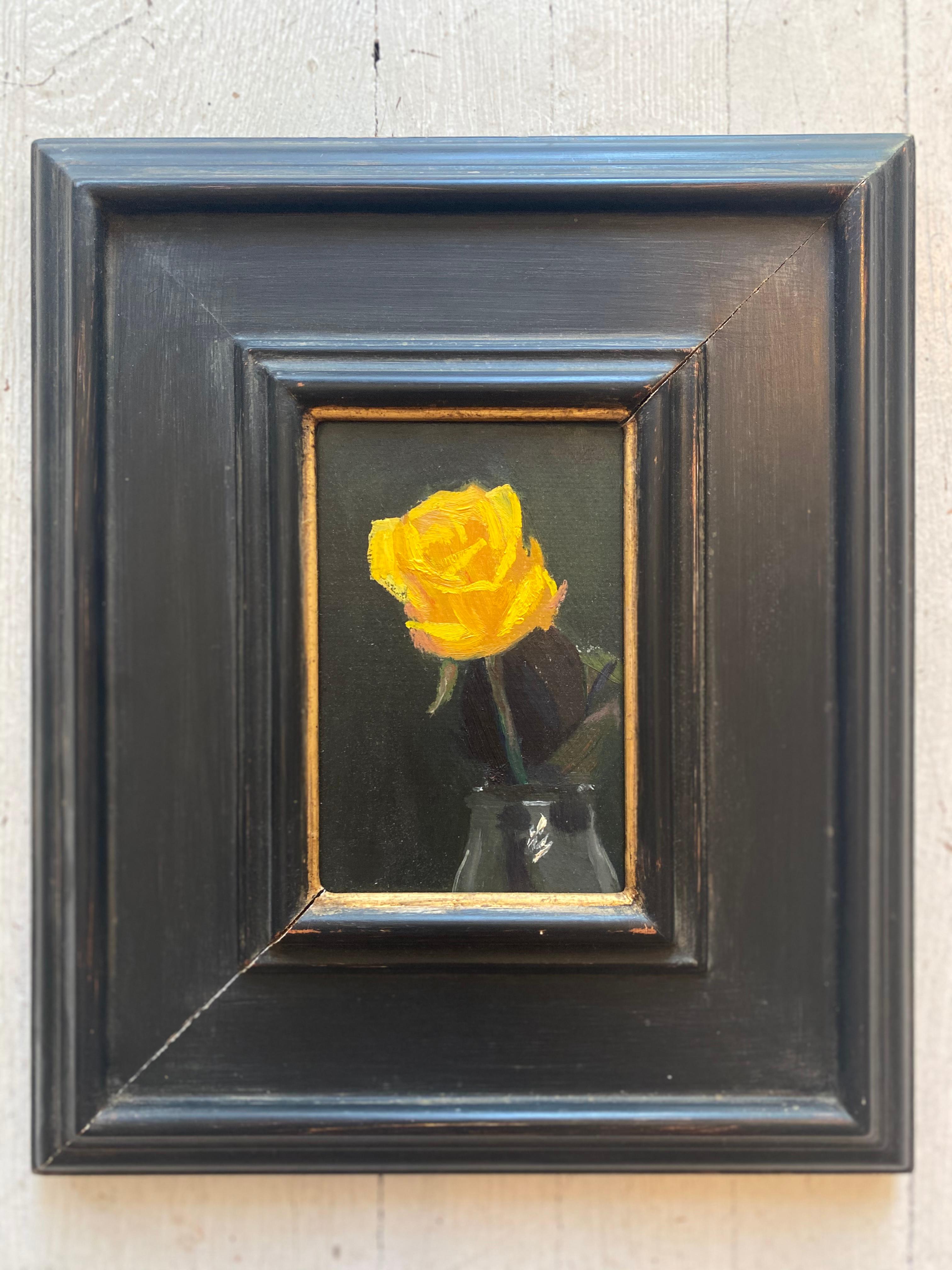 La rosa amarilla - Painting de Nelson H. White