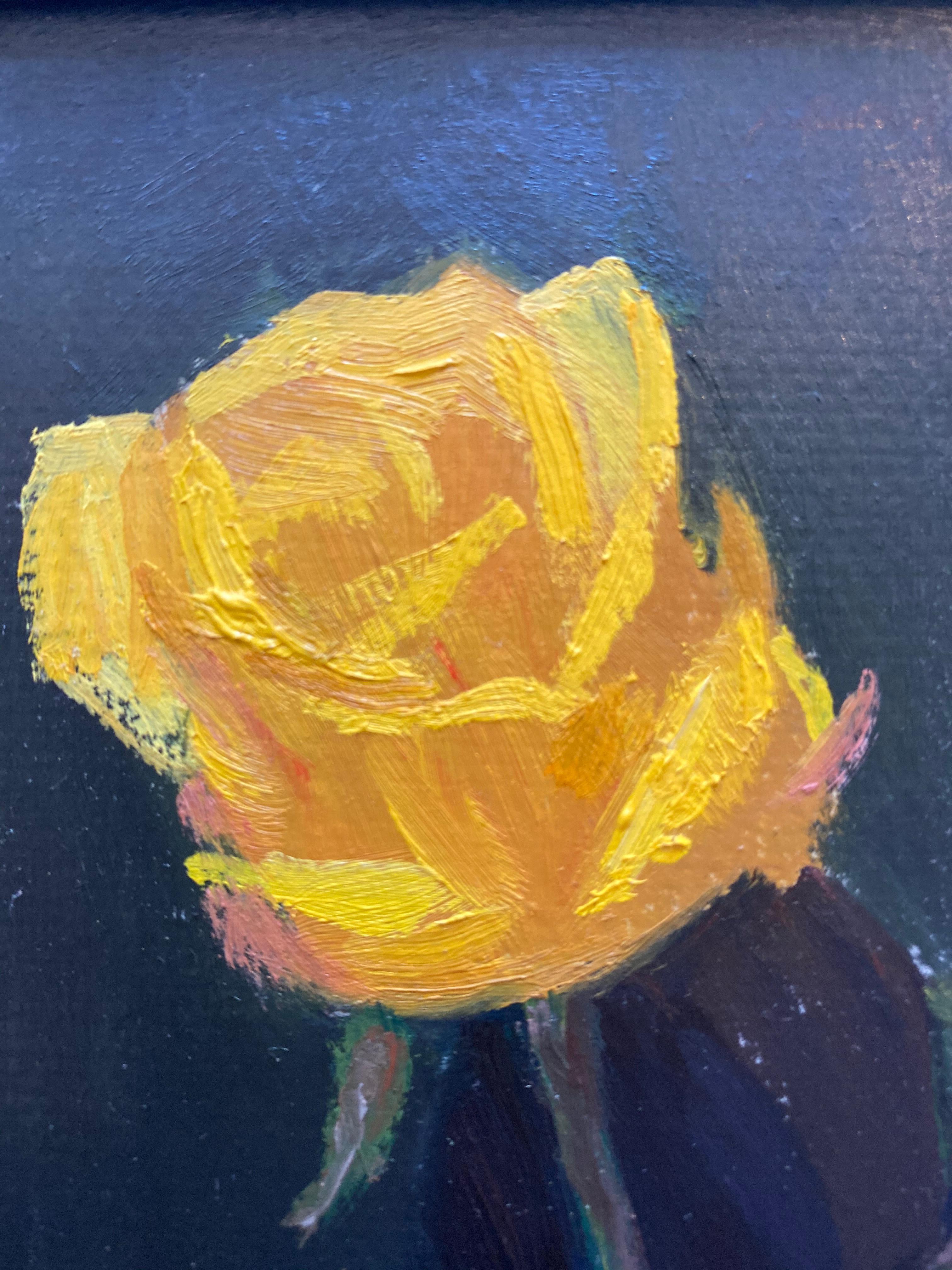 La rosa amarilla - Interior Painting Negro de Nelson H. White