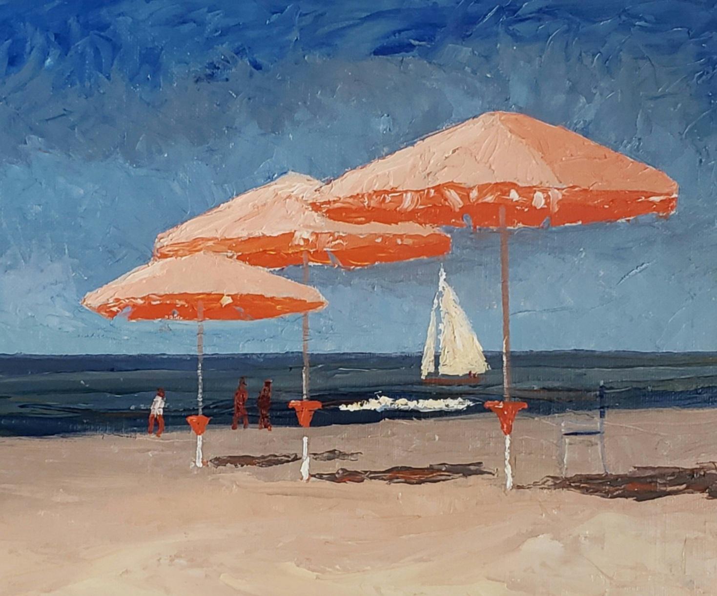 Viareggio, Italienischer Strand, Impressionismus  16