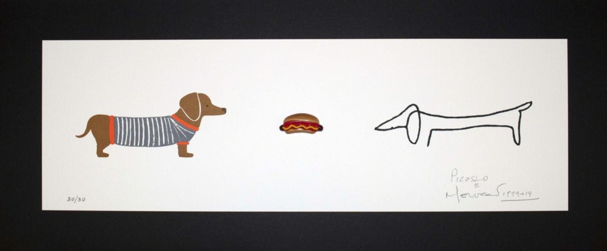 Nelson Leirner Animal Print - Hot Dog 