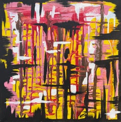 Peinture acrylique abstraite de Nelson Neves