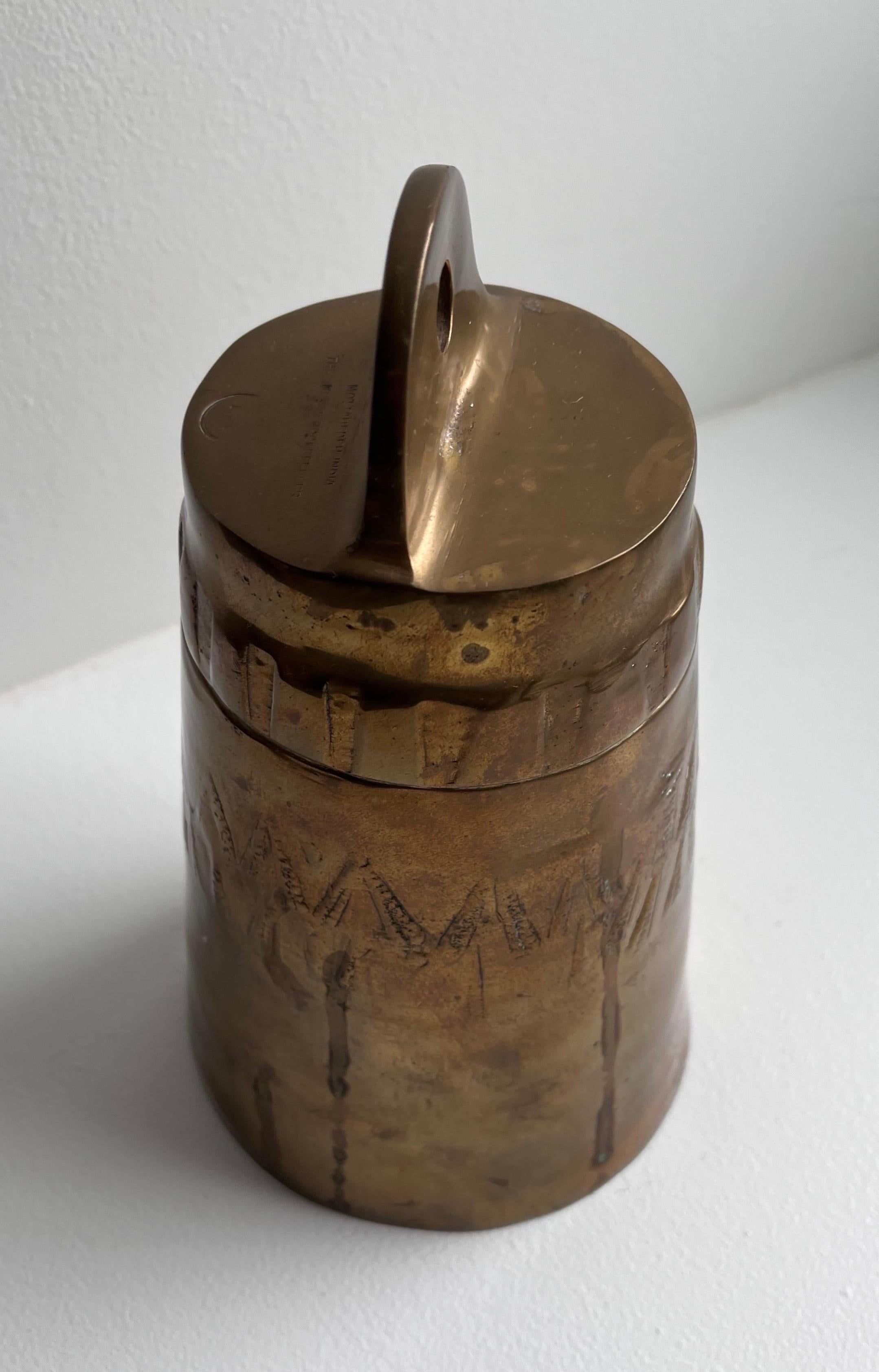 Nelson Rockefeller Mottahedeh India Brass Bell For Sale 6