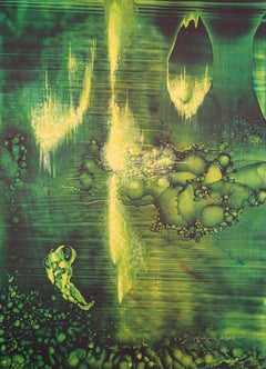 Allegoria in Dante 3 Pittura astratta surrealista Arte contemporanea Originale Greene & Greene
