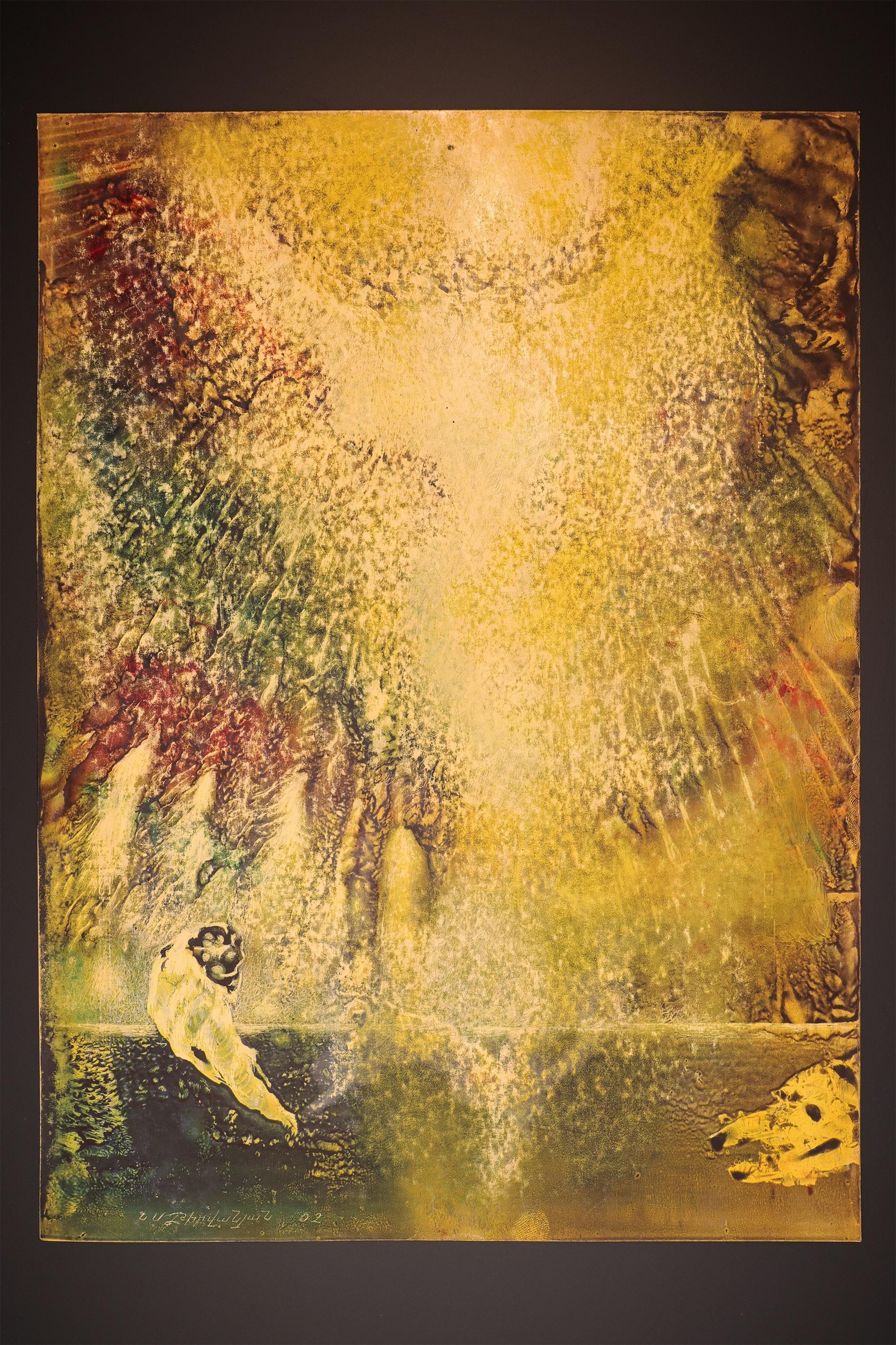 Allegoria in Dante, Pittura astratta, Arte contemporanea, Originale, Espressione - Painting Impressionismo di Nelson Serob Shirvanyan