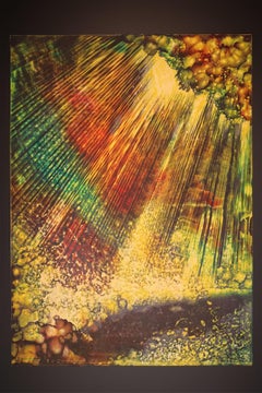 Vol éternel, peinture abstraite, art contemporain original, expression