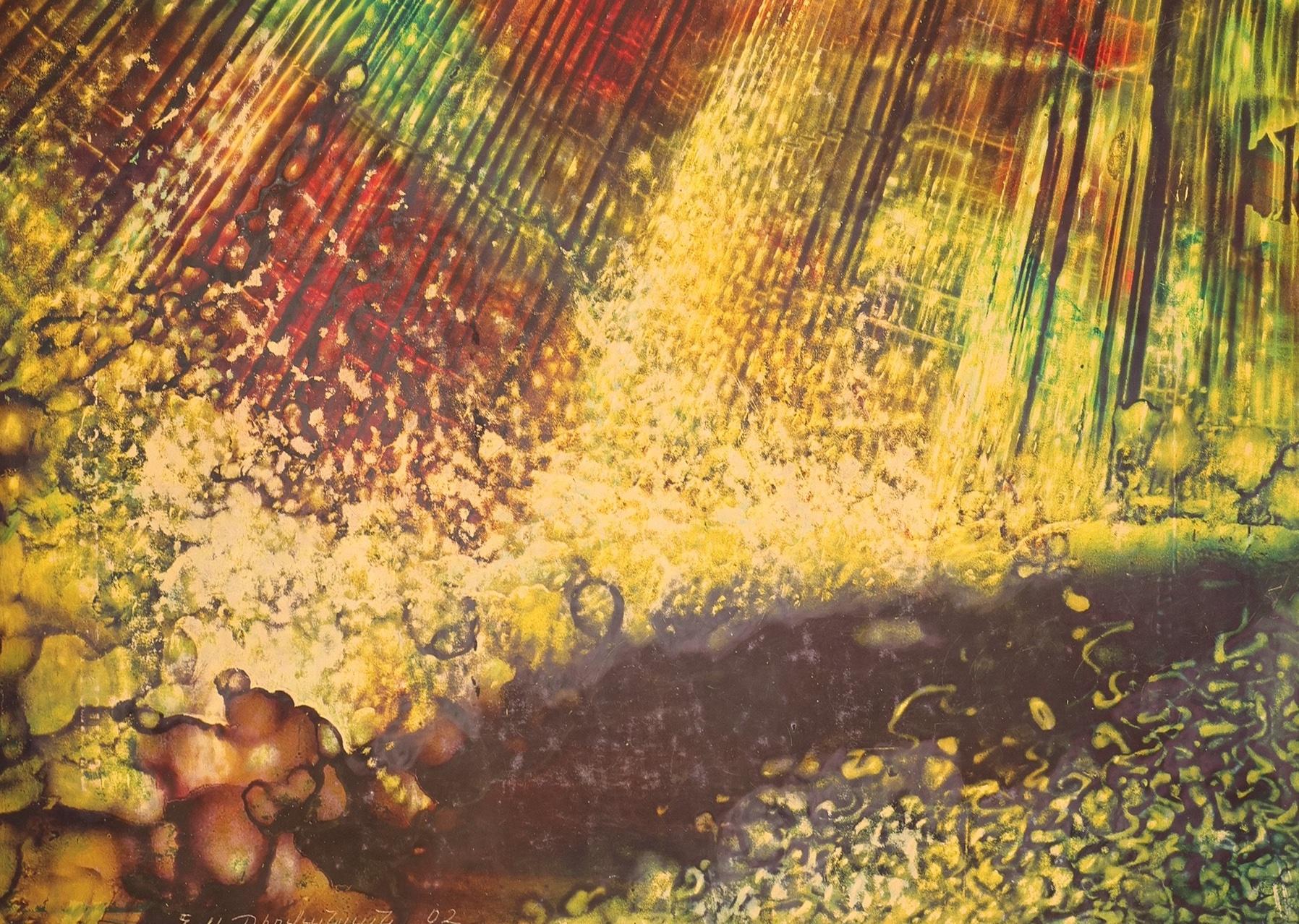Artistics: Nelson Serob Shirvanyan
Lavoro: Pittura originale, opera d'arte fatta a mano, pezzo unico 
Mezzo: Acrilico su cartone 
Anno: 2002
Stile: Arte astratta, 
Titolo: Volo eterno,
Dimensioni: 17