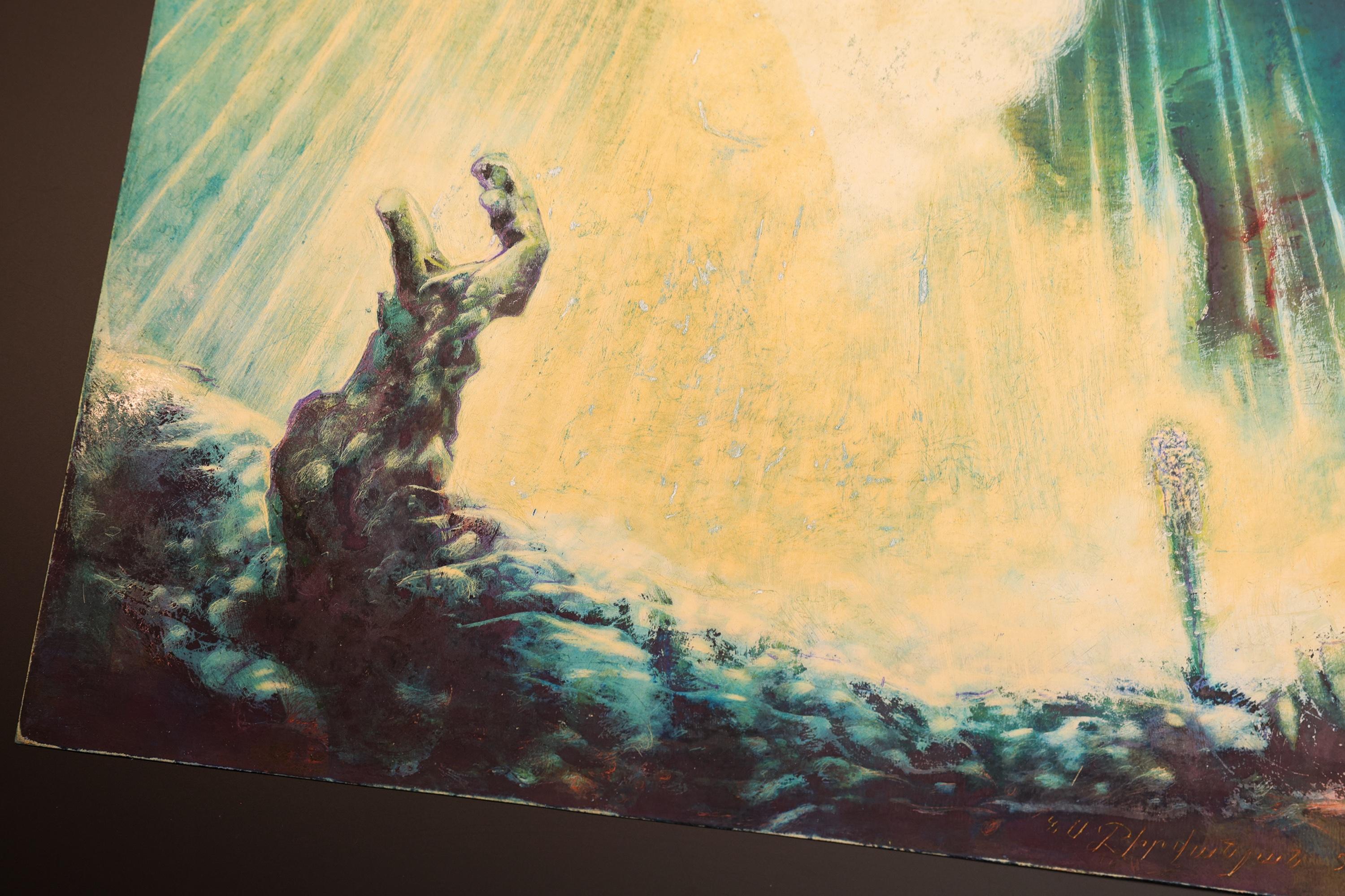 Lilit, Surrealismo, Pittura astratta figurativa, Arte contemporanea originale - Painting Impressionismo di Nelson Serob Shirvanyan