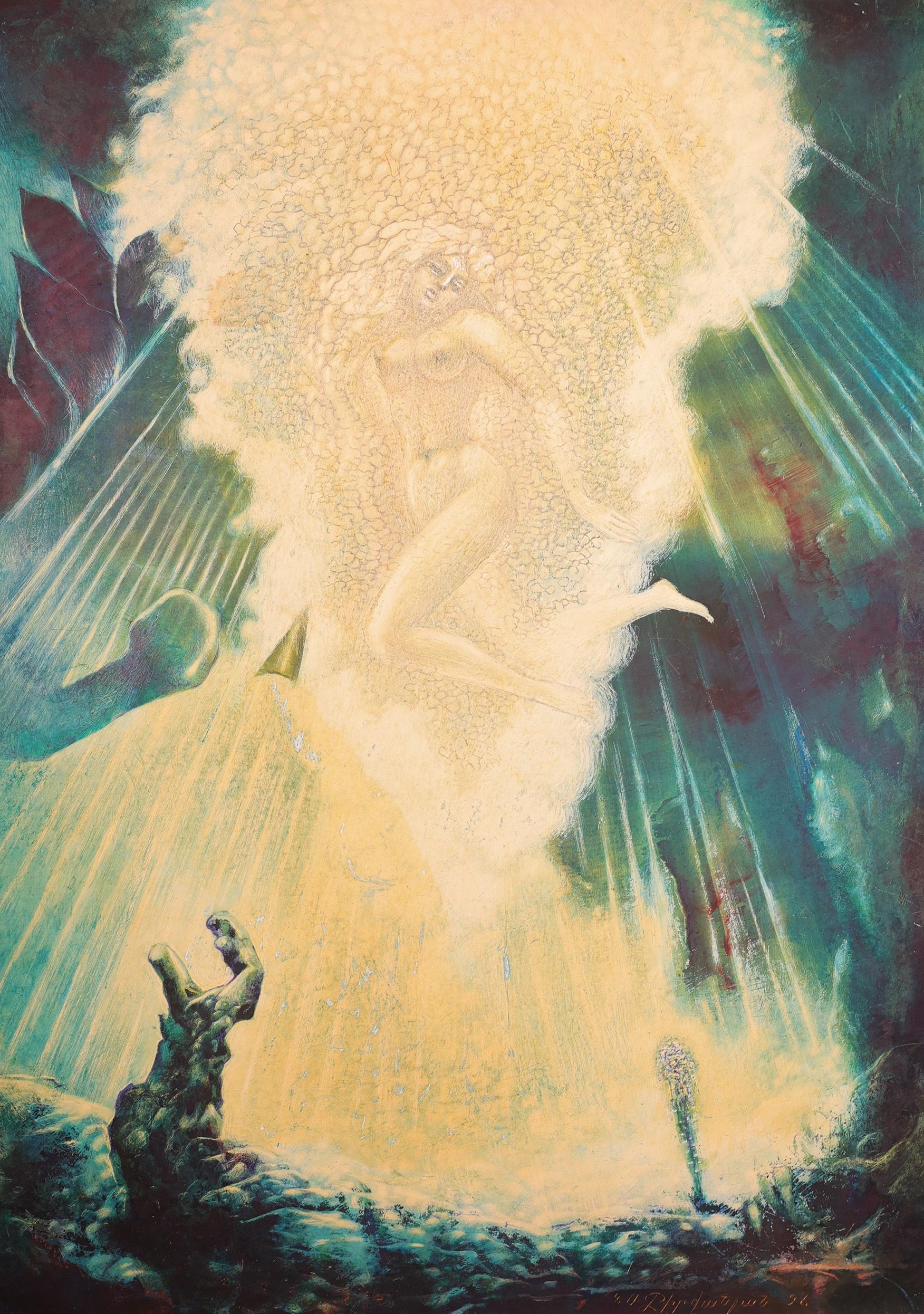 Lilit, Surrealismo, Pittura astratta figurativa, Arte contemporanea originale