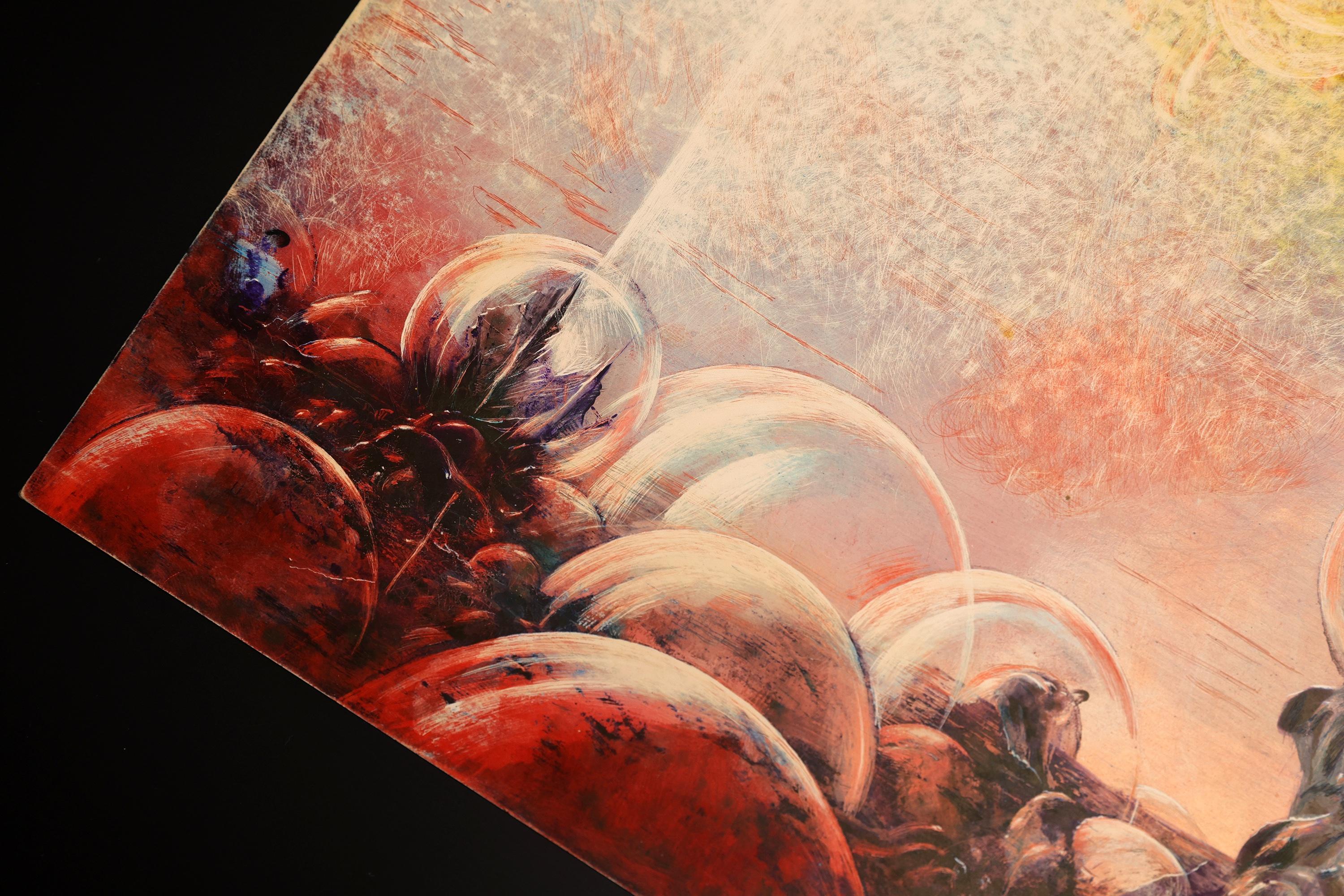 Reincarnazione, Surrealismo, Pittura astratta, Arte contemporanea originale - Painting Impressionismo di Nelson Serob Shirvanyan