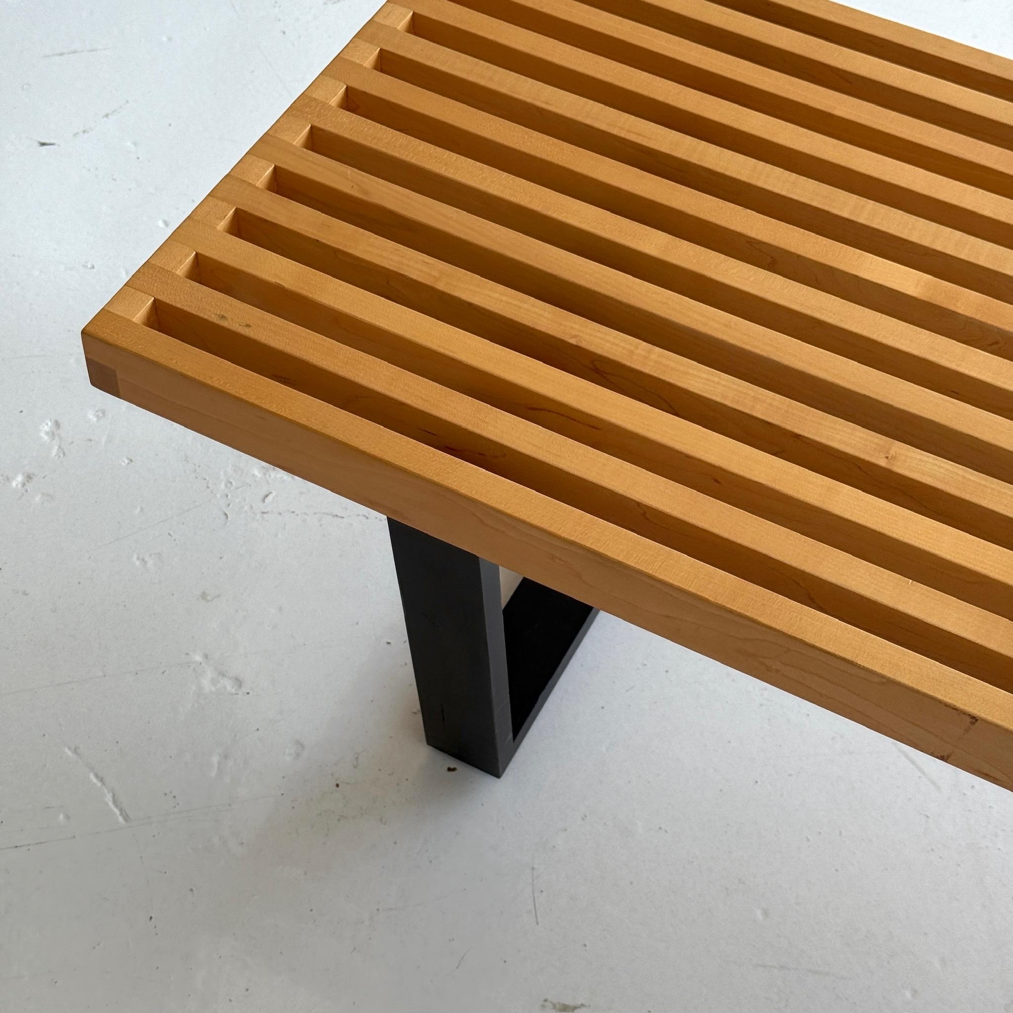 Banc à lattes George Nelson pour Herman Miller Bon état - En vente à Chicago, IL