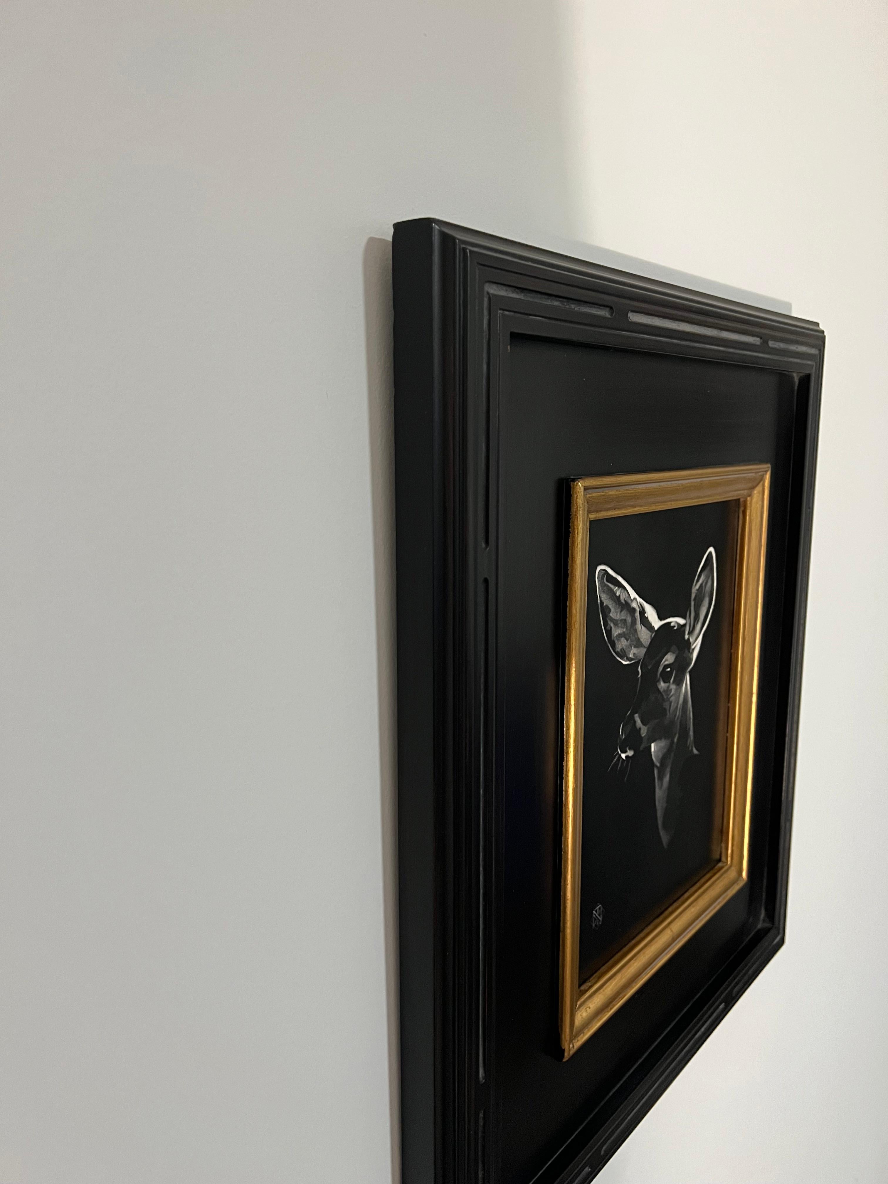 « Multi Deer Fawn n°1 » (2023) de Nelson Tucker, portrait de cerf 2