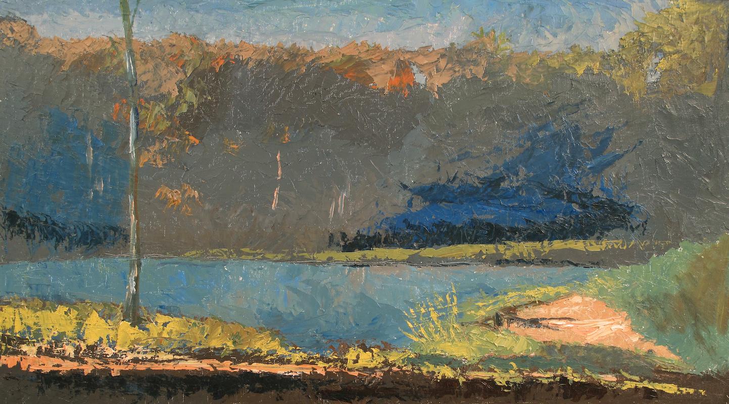 Nelson White Still-Life Painting – Herbst, The Creek, Shelter Island Lot 9 09.08.2020