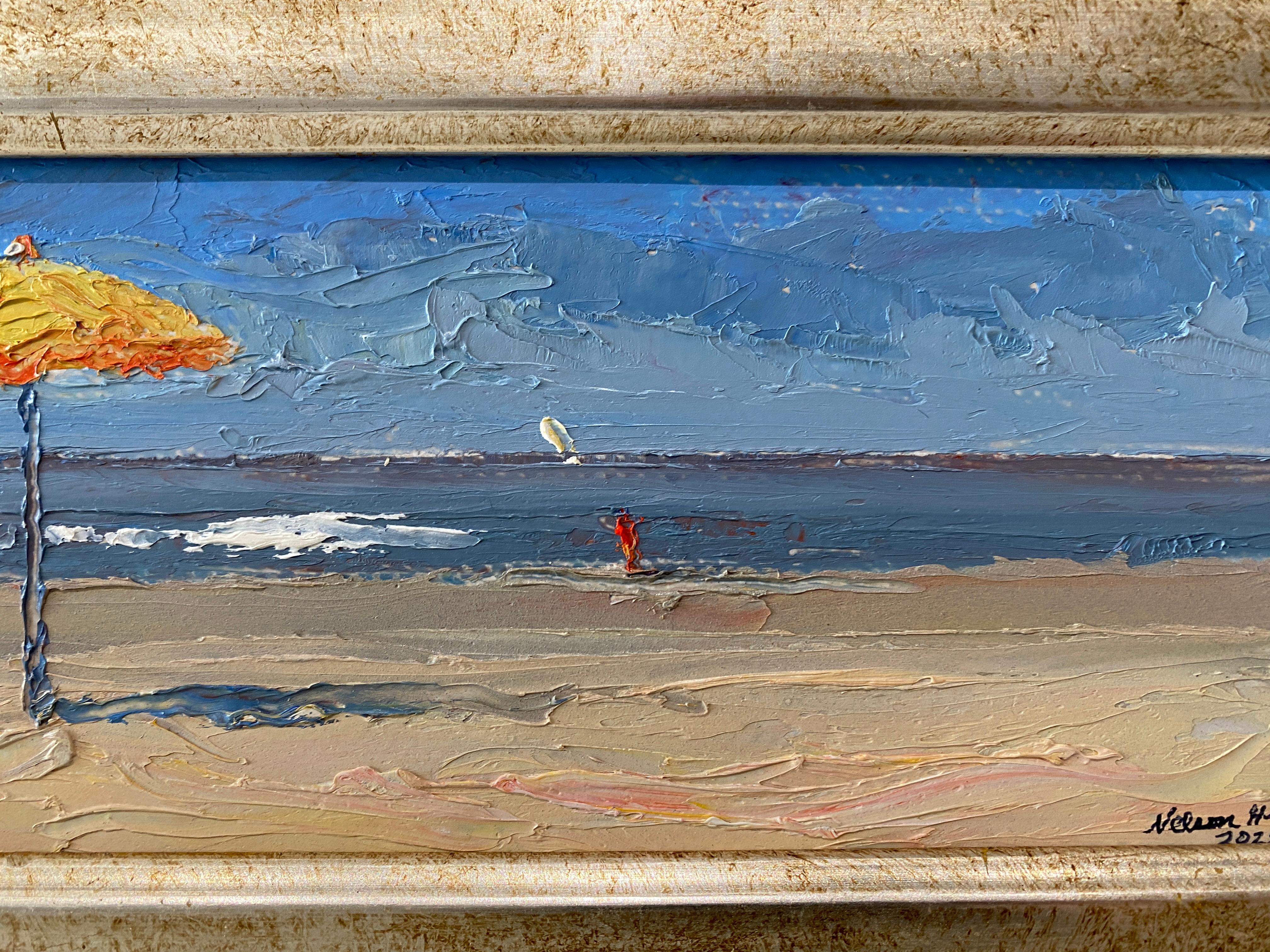 Bagno Artiglio 09,0822 - Impressionnisme Painting par Nelson White