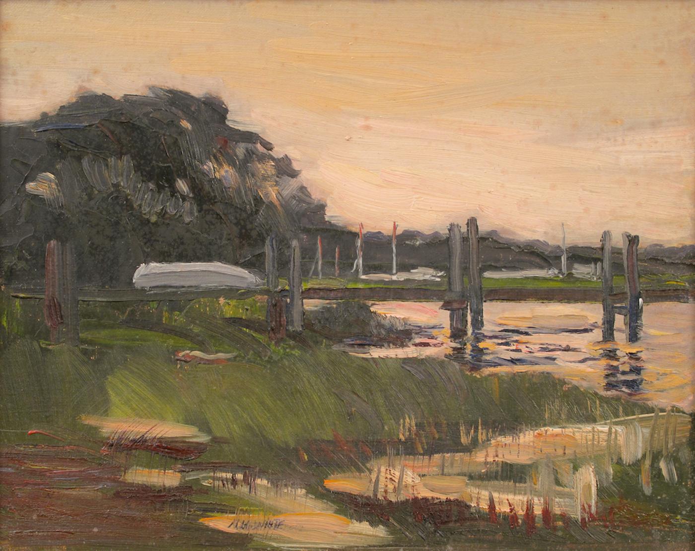 Coelcles Harbor Shelter Island 21.07.2002 - Art de Nelson White