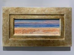 "Long Beach, Sag Harbor 11.09.2020 2020" Hamptons beach seascape oil painting