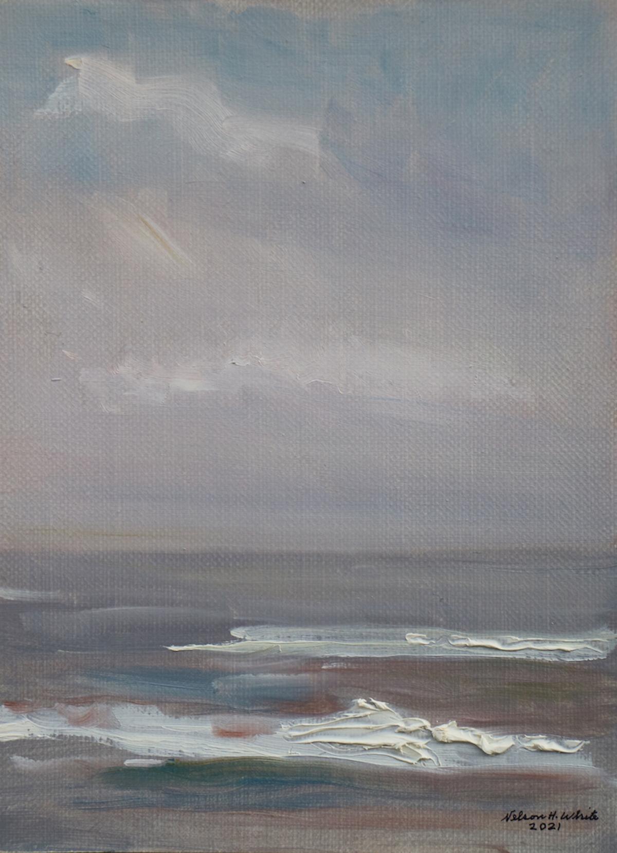 Nelson White Still-Life Painting - Sea and Sky 09.19.2021