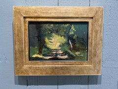 "The Road, Shelter Island N.Y. 06.05.2024" oil painting, plein air impressionist