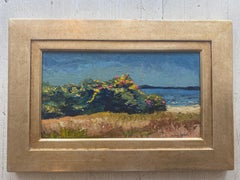 "El arbusto de rosa mosqueta silvestre 06.23.2020" pintura al óleo contemporánea - impresionismo