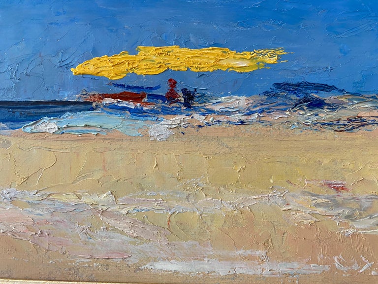 Nelson White The Yellow Umbrellas For Sale at 1stDibs