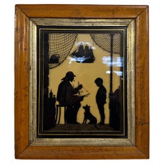 “Nelson’s First Lesson” Silhouette, 19th Century