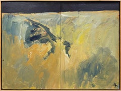 Longing Wells Up, 54 X 36, Diptychon